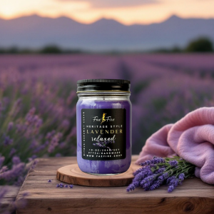 Lavender Relaxed | Heritage Style 10 oz Soy Candles