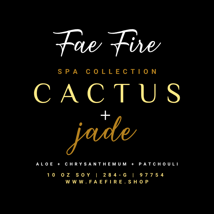 Cactus + Jade | Aloe + Chrysanthemum + Patchouli Soy Candle