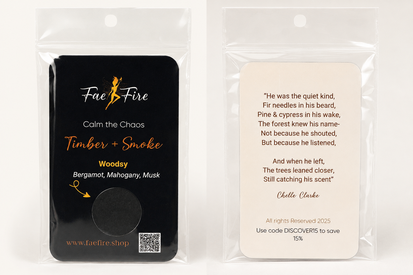 Timber + Smoke | Fragrance Discovery Card