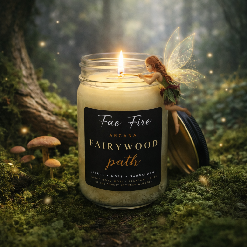 Step into an enchanted forest with Fairywood Path, a grounding blend of citrus, moss, and sandalwood that brings fresh, earthy calm to your space.