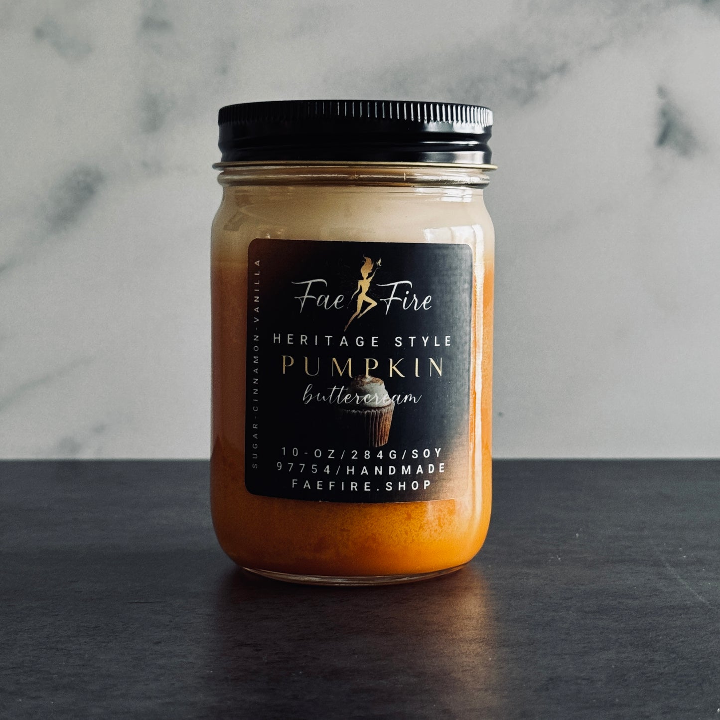 Pumpkin Buttercream | Heritage Style 10 oz Soy Candles
