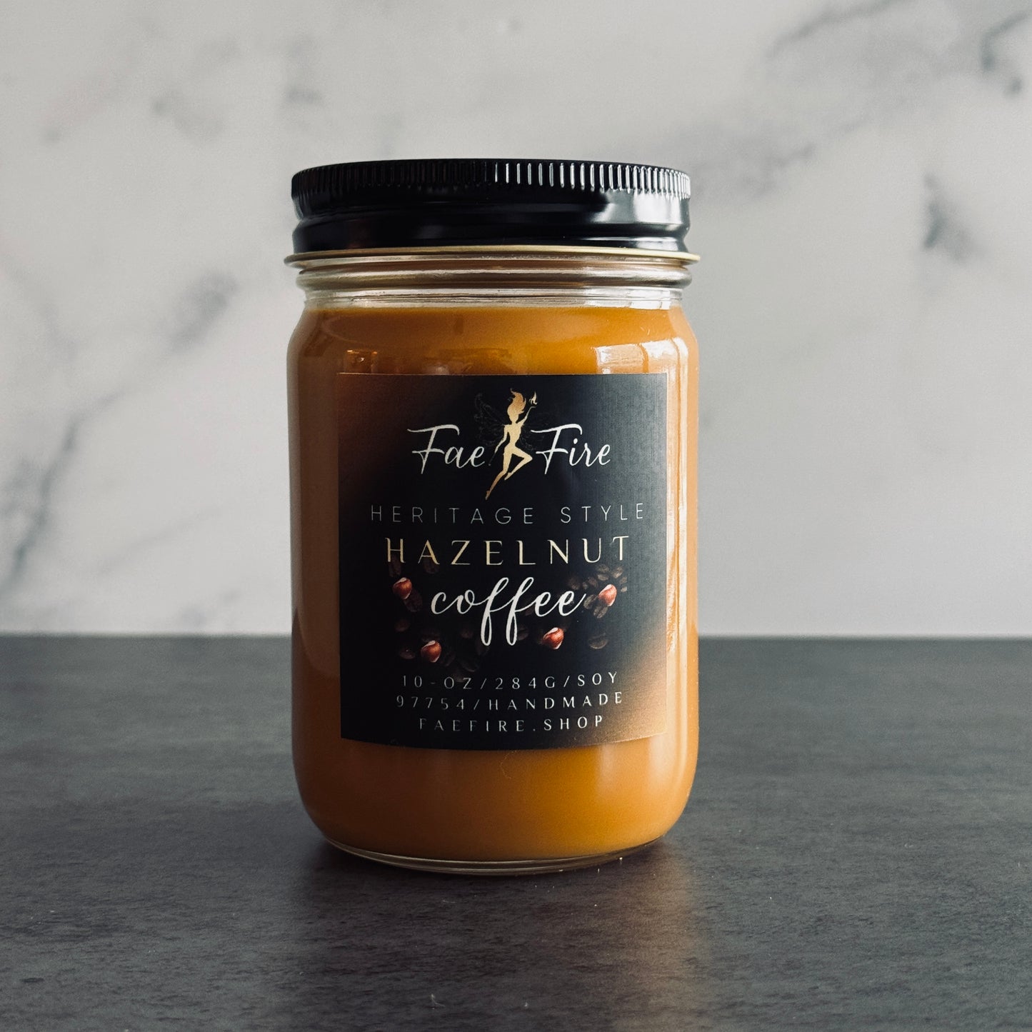 Hazlenut Coffee | Heritage Style 10 oz Soy CandlesCandles *Discontinued*