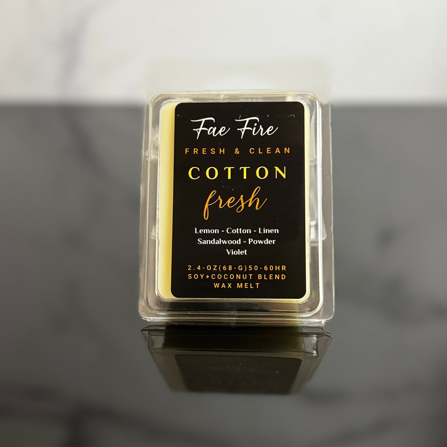 Cotton Fresh | 2.4oz Soy + Coconut Blend Wax Melt
