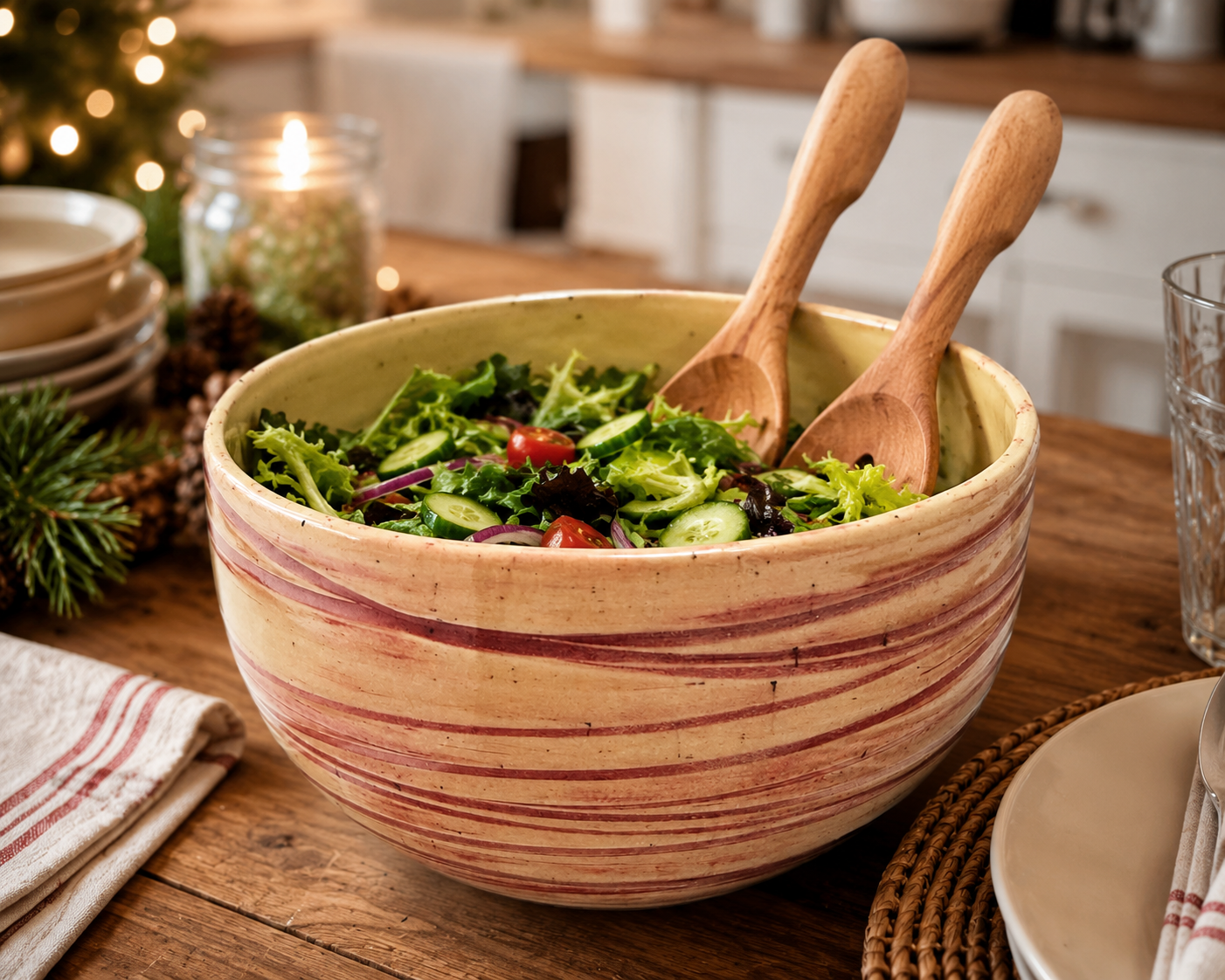 Pink Swirl Artisan Bowl | Handmade Ceramics by CS Moss #0015