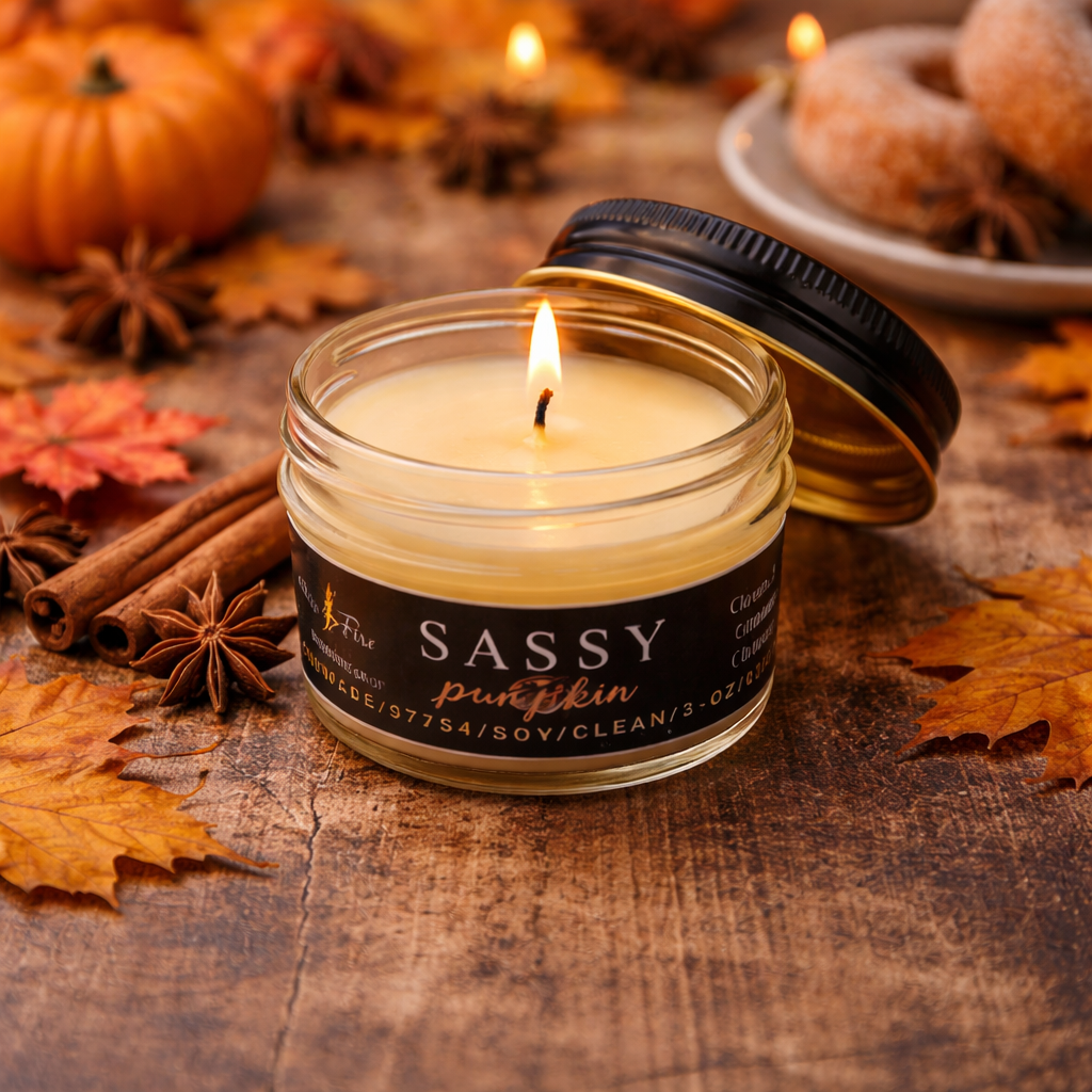 Sassy Pumpkin | Heritage Style 10 oz Soy Candles