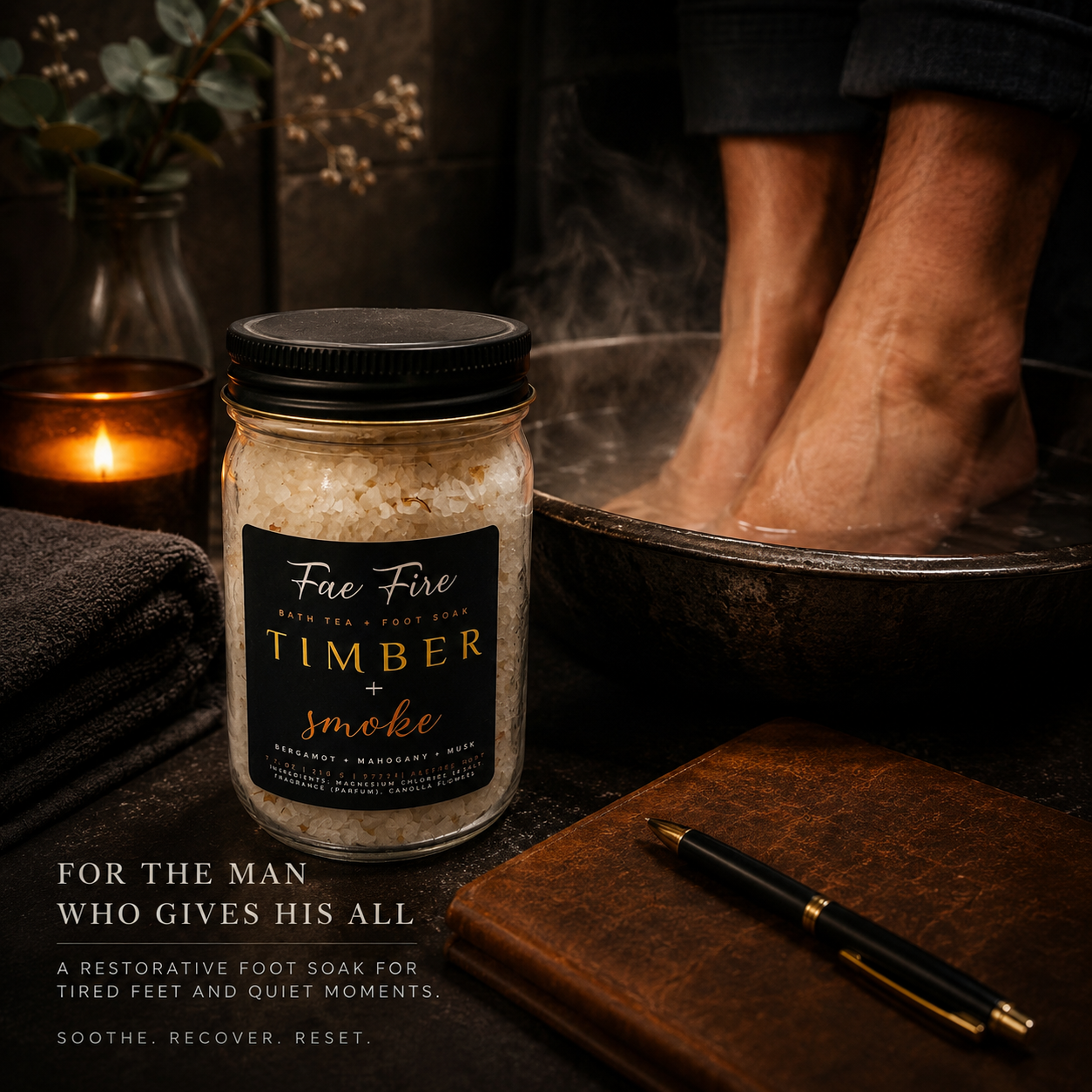 Bath Tea + Foot Soak | Timber & Smoke