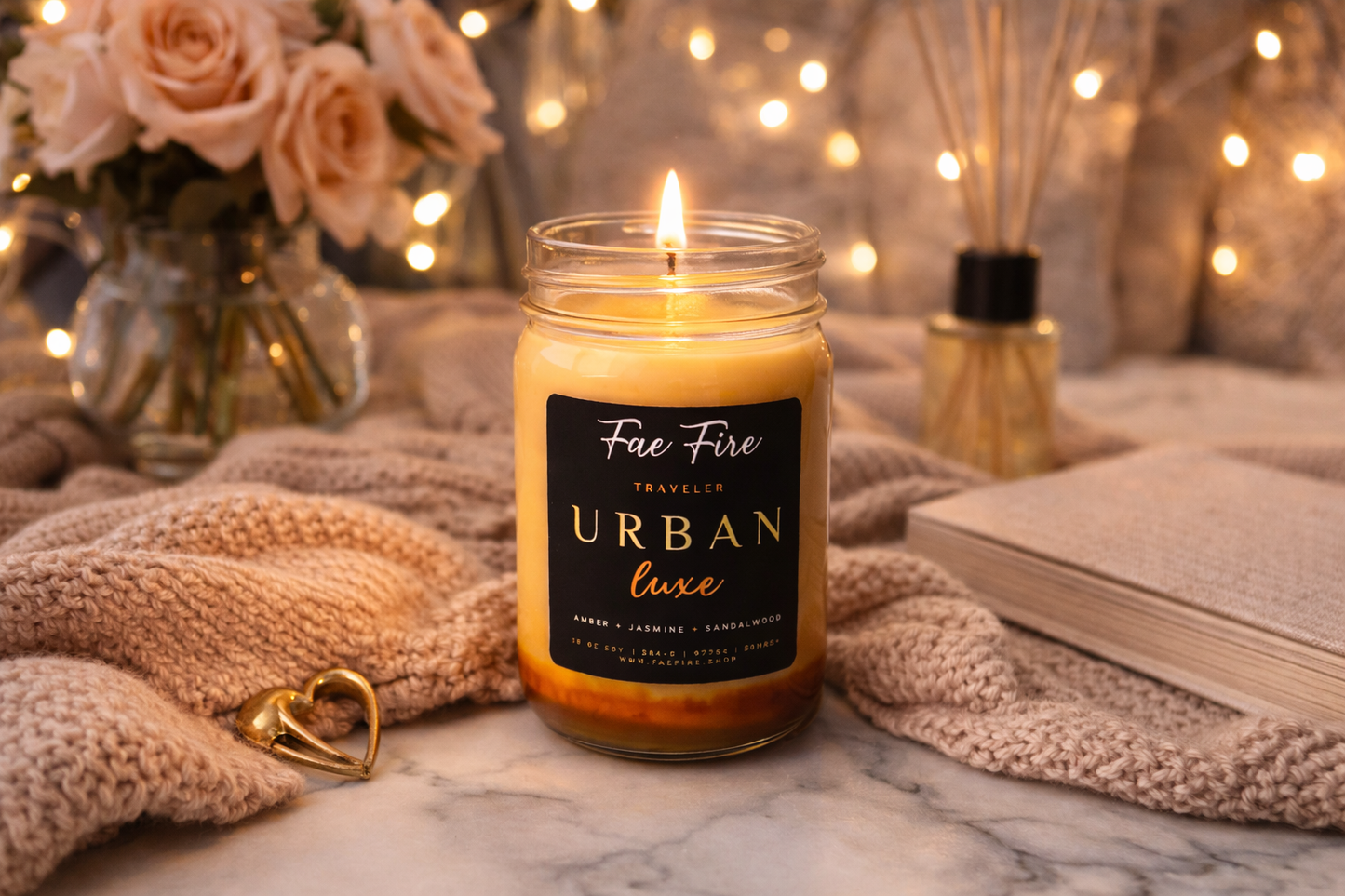 Urban Luxe Candle | Tobacco + Cocoa + Vanilla