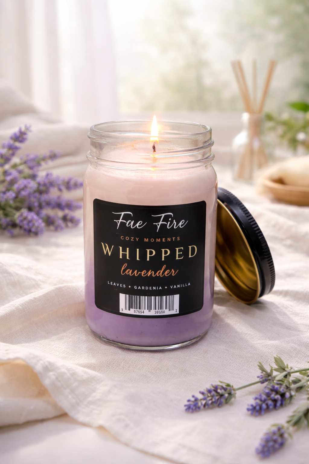 Whipped Lavender | Heritage Style Soy Candles