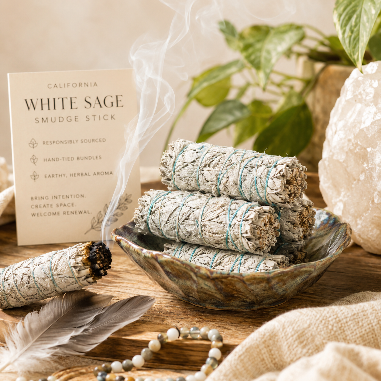 California White Sage Smudge Stick