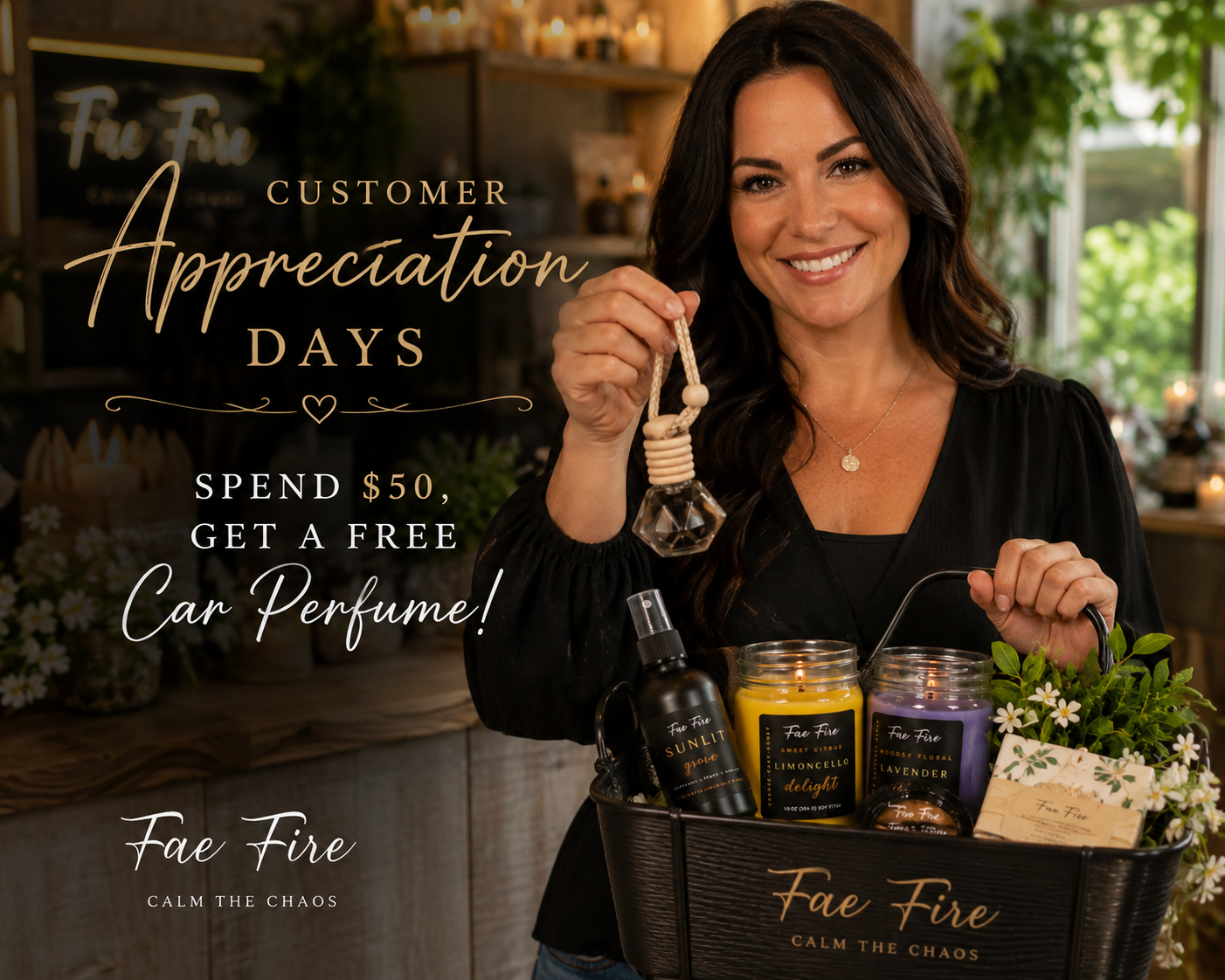 Customer Appreciation Days | Spend $50, Get a Free Car Perfume