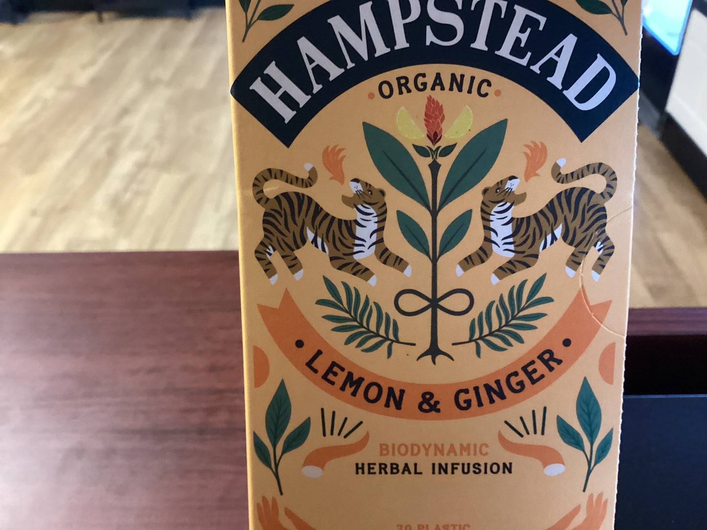 Lemon & Ginger #1552 | Hampstead Organic Tea Sachets
