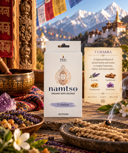 Namtso Organic Rope Incense | 20 Sticks