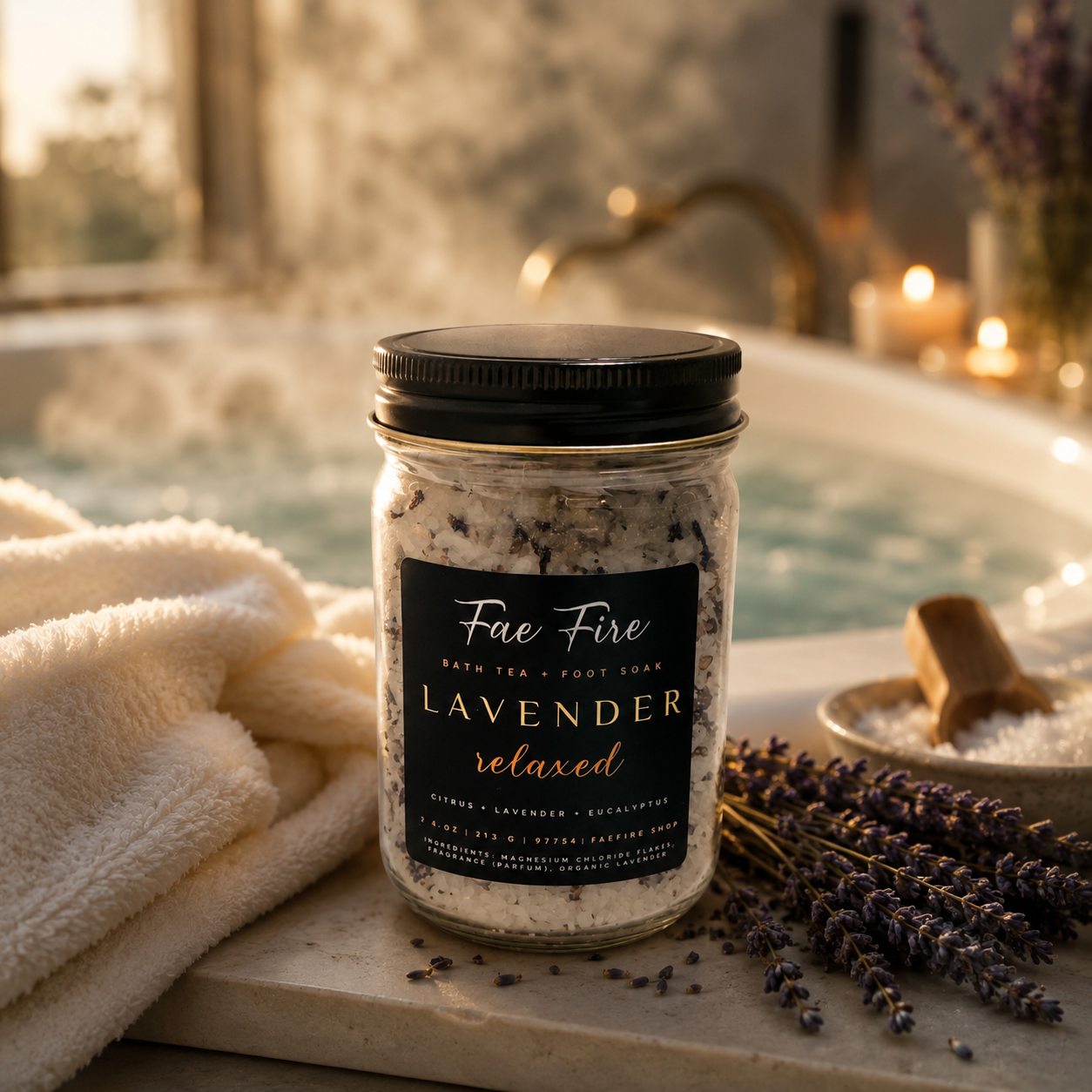 Bath Tea + Foot Soak | Lavender Relax