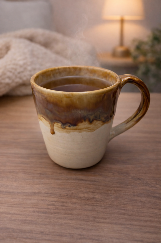 Caramel + Cream Mug | Handmade Ceramics by CS Moss