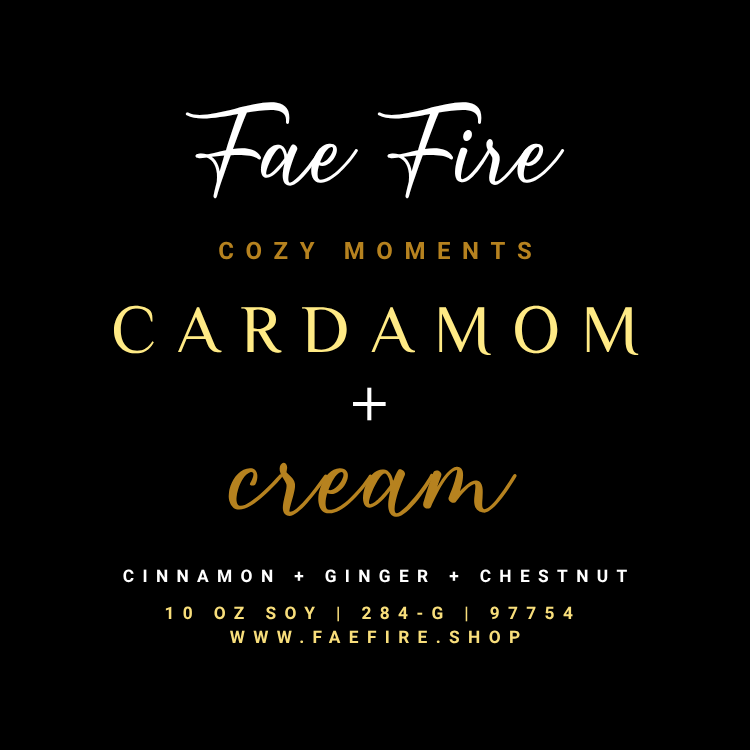 Cardamom + Cream | Cinnamon + Ginger + Chestnut Soy Candle