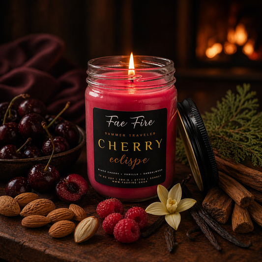 Cherry Eclipse | Black Cherry + Vanilla + Sandalwood Soy Candle