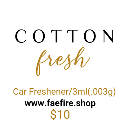 Car Refresher (3ml Black Glass Rhubic)