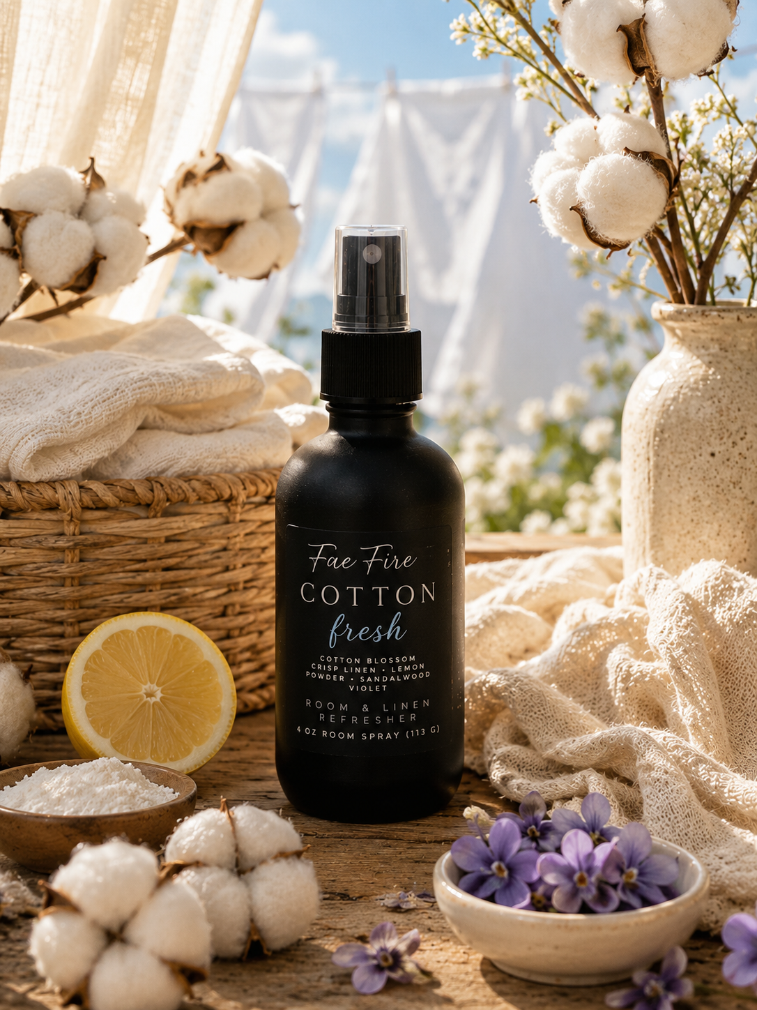 Room & Linen Refresher | 4-OZ Glass Spray Bottle