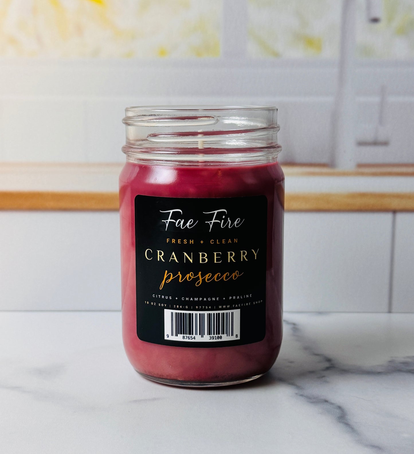 Cranberry Prosecco  | Heritage Style 10 oz Soy Candles