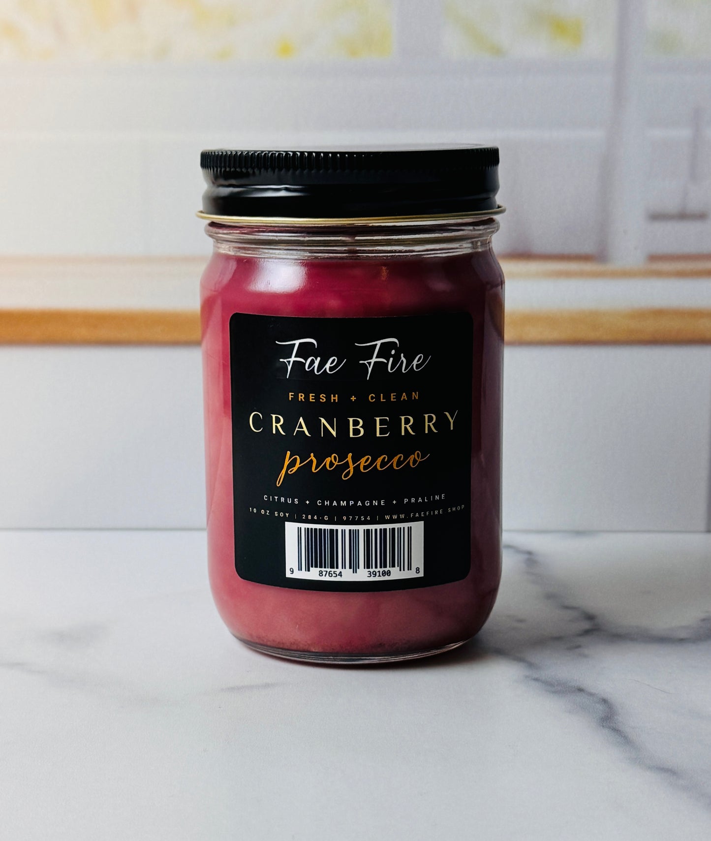 Cranberry Prosecco  | Heritage Style 10 oz Soy Candles