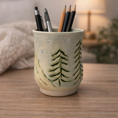Forest Trees Mug | Handmade Ceramics by CS Moss