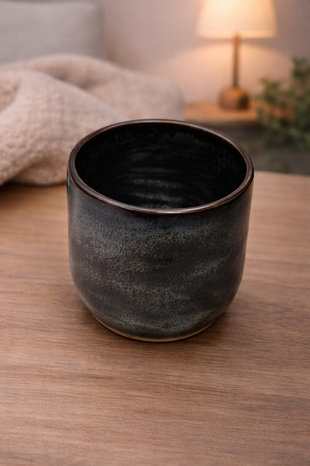Black Metallic Mug | Handmade Ceramics by CS Moss