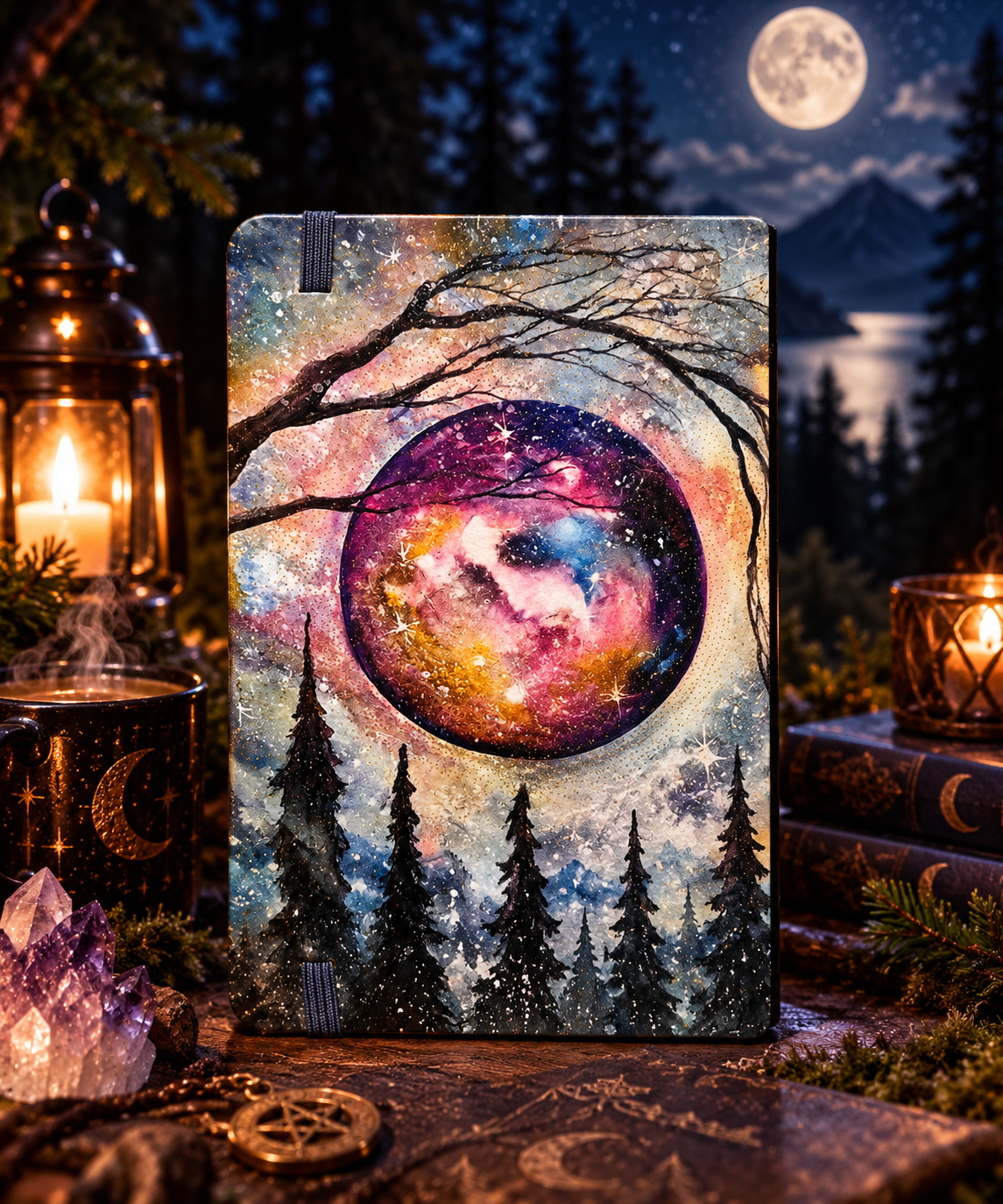 Mystic Moon Journal | Lined Celestial Journal