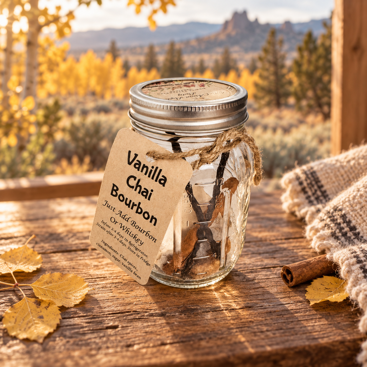 Vanilla Chai Bourbon Cocktail Infusion Kit | The Asian Liquor Lady