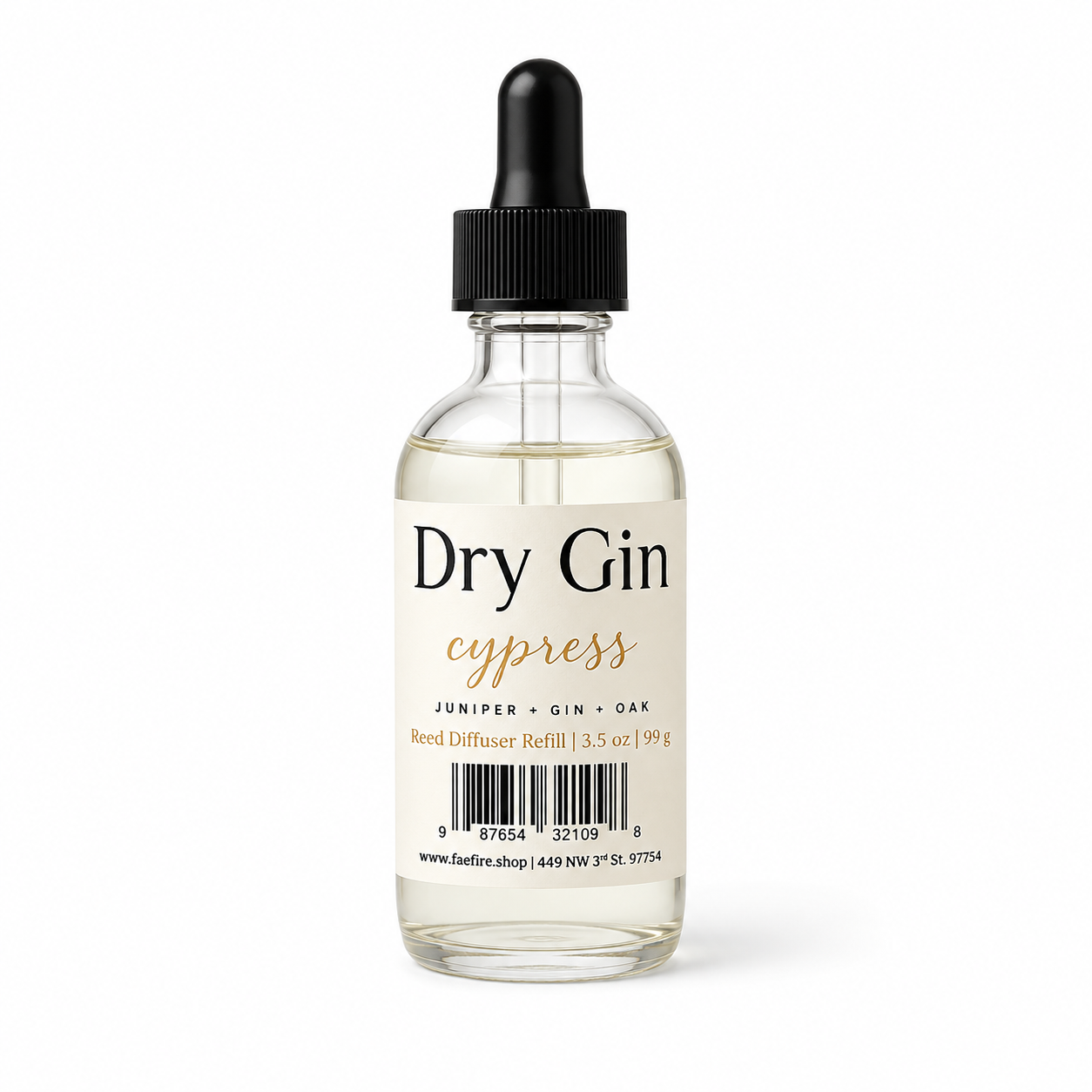 Reed & Car Diffuser Refill Bottle | 2oz Glass Dropper Bottle