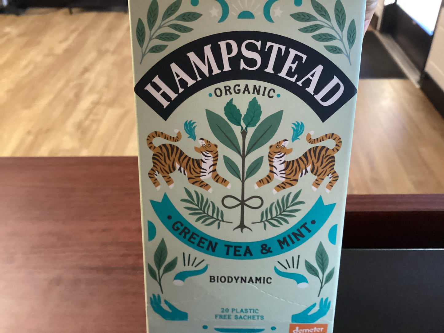 Green Tea & Mint #1551 | Hampstead Organic Tea Sachets