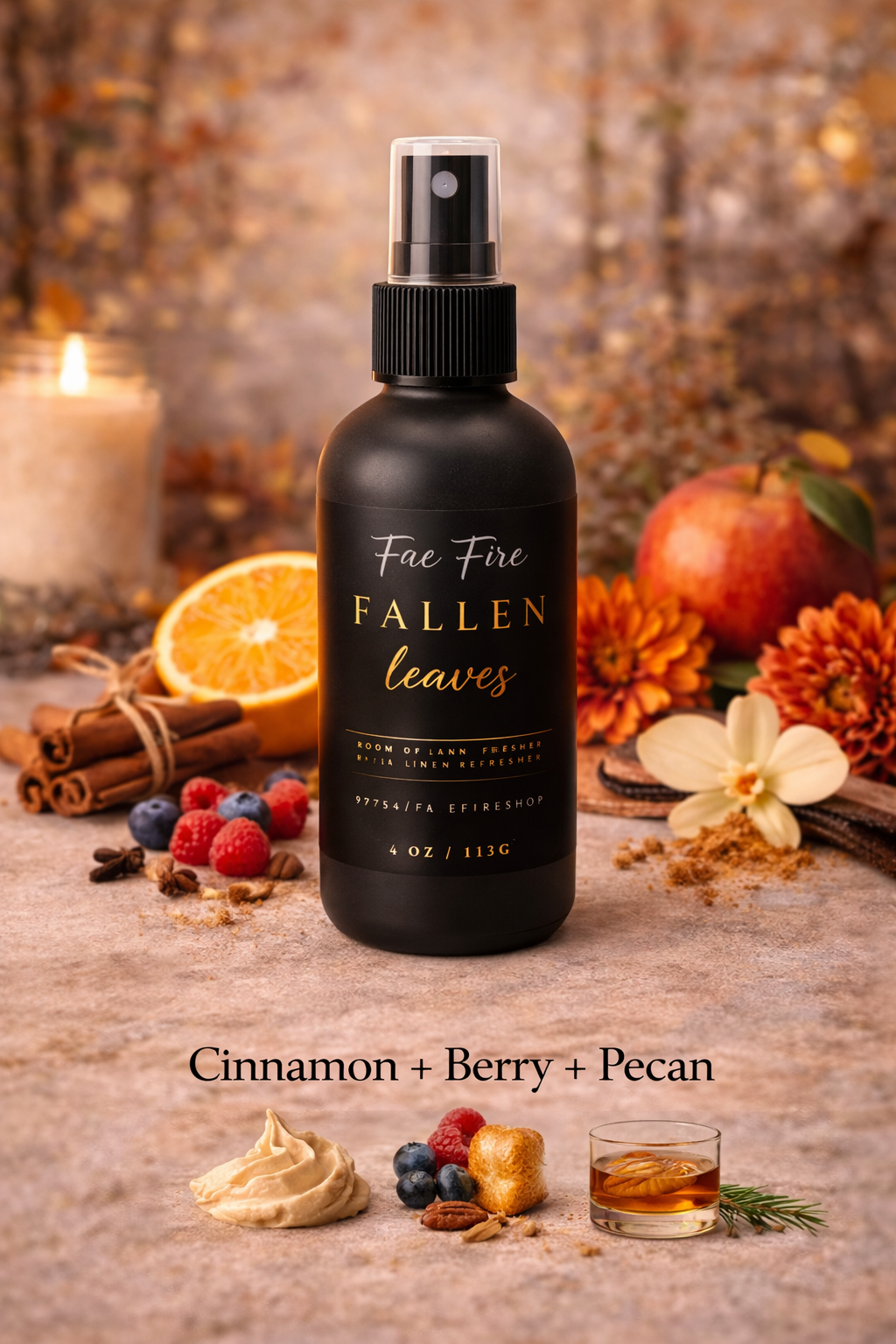 Room & Linen Refresher | 4-OZ Glass Spray Bottle