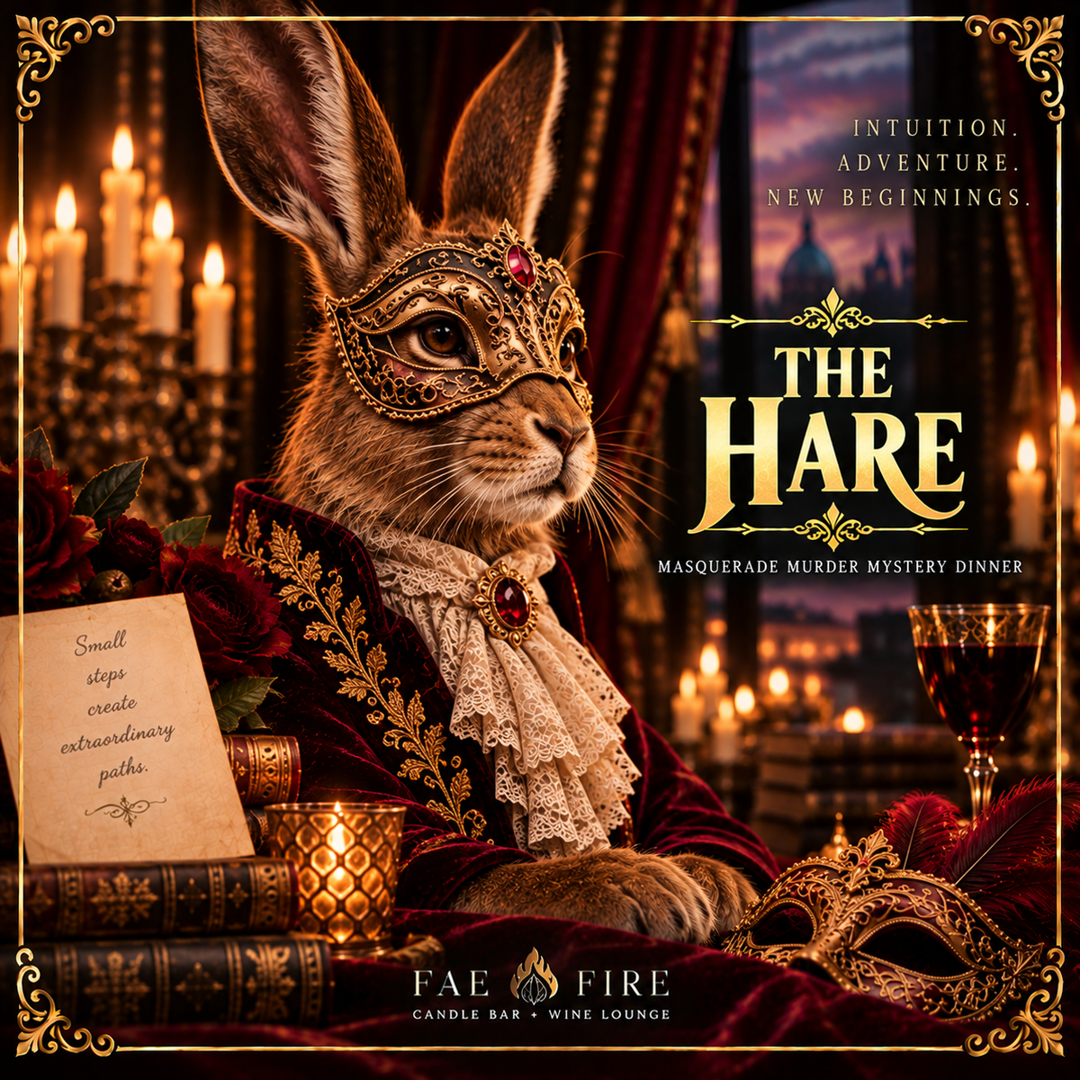 🎭 MASQUERADE MURDER MYSTERY DINNER | Fae Fire Shop