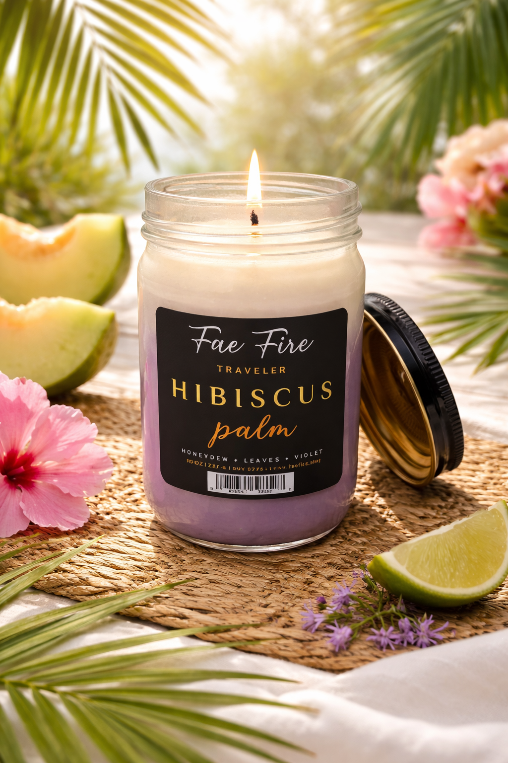 Hibiscus Palm | Heritage Style Soy Candles