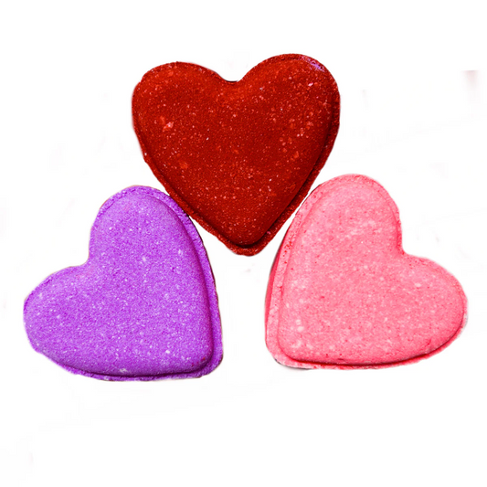 Valentine’s Bath Bombs | Heart Shaped