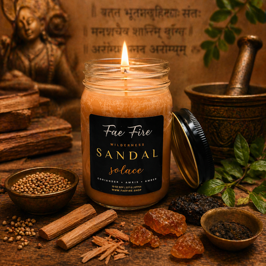 Sandal Solace (Sandalwood) | Coriander + Amyris + Amber + Sandalwood