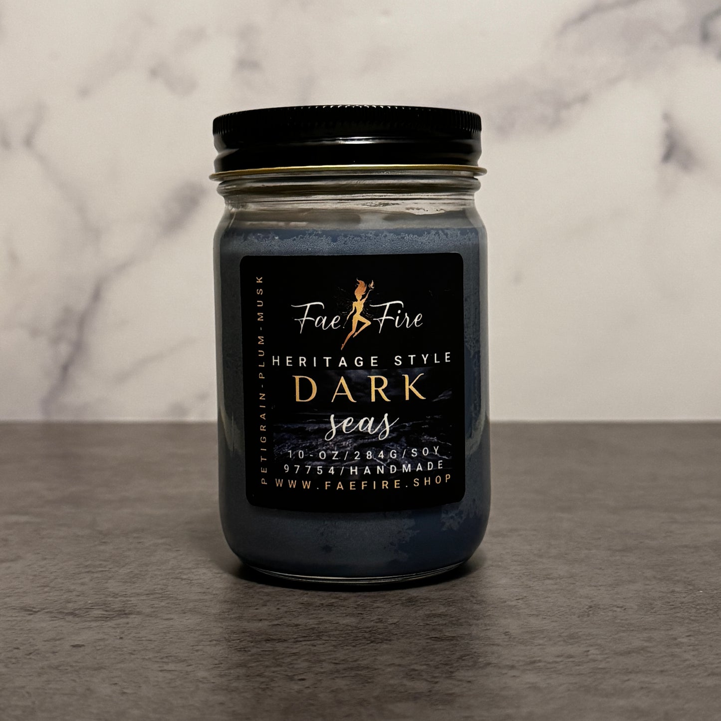 Dark Seas  | Heritage Style Soy Candles