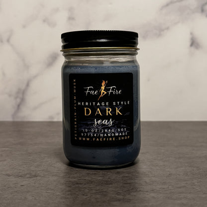 Dark Seas  | Heritage Style Soy Candles