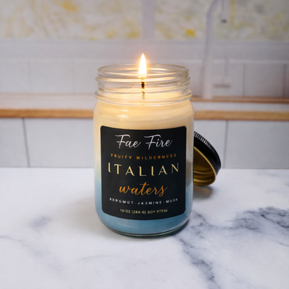 Italian Waters | Artistic Heritage Style 10 oz Soy Candles