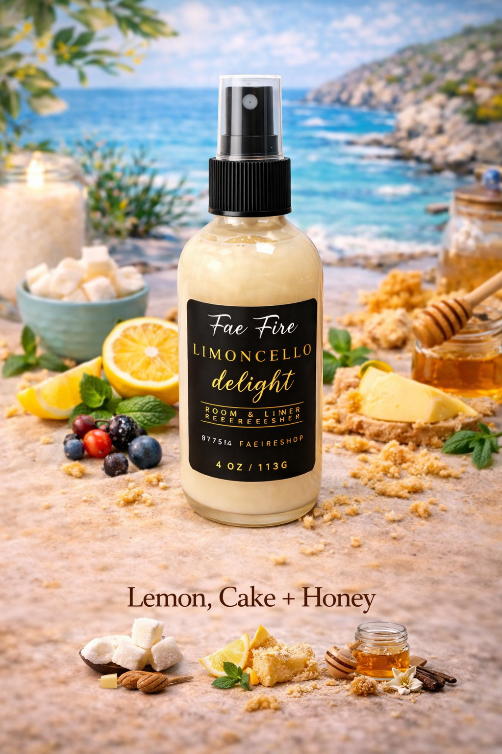 Room & Linen Refresher | 4-OZ Glass Spray Bottle