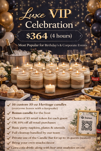 🌸 Luxe VIP Celebration — $364 (4 hours)