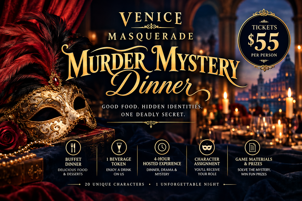 🎭 MASQUERADE MURDER MYSTERY DINNER | Fae Fire Shop
