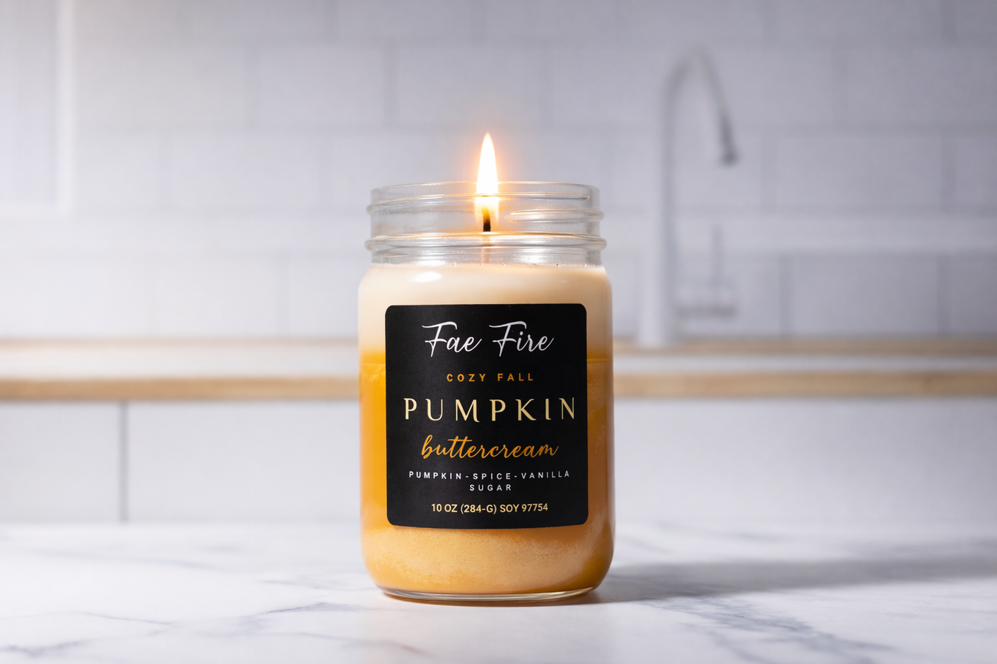 Pumpkin Buttercream  | Heritage Style 10 oz Soy Candles