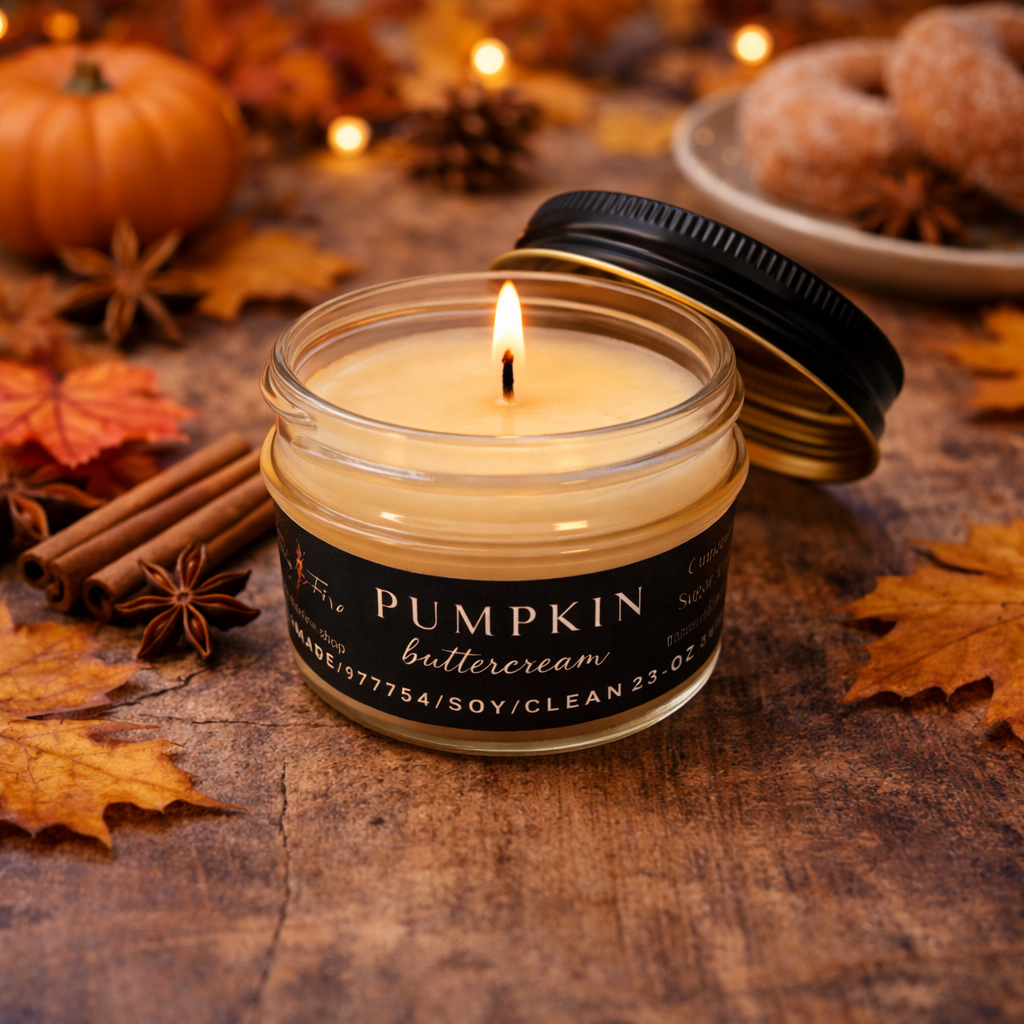 Pumpkin Buttercream  | Heritage Style 10 oz Soy Candles