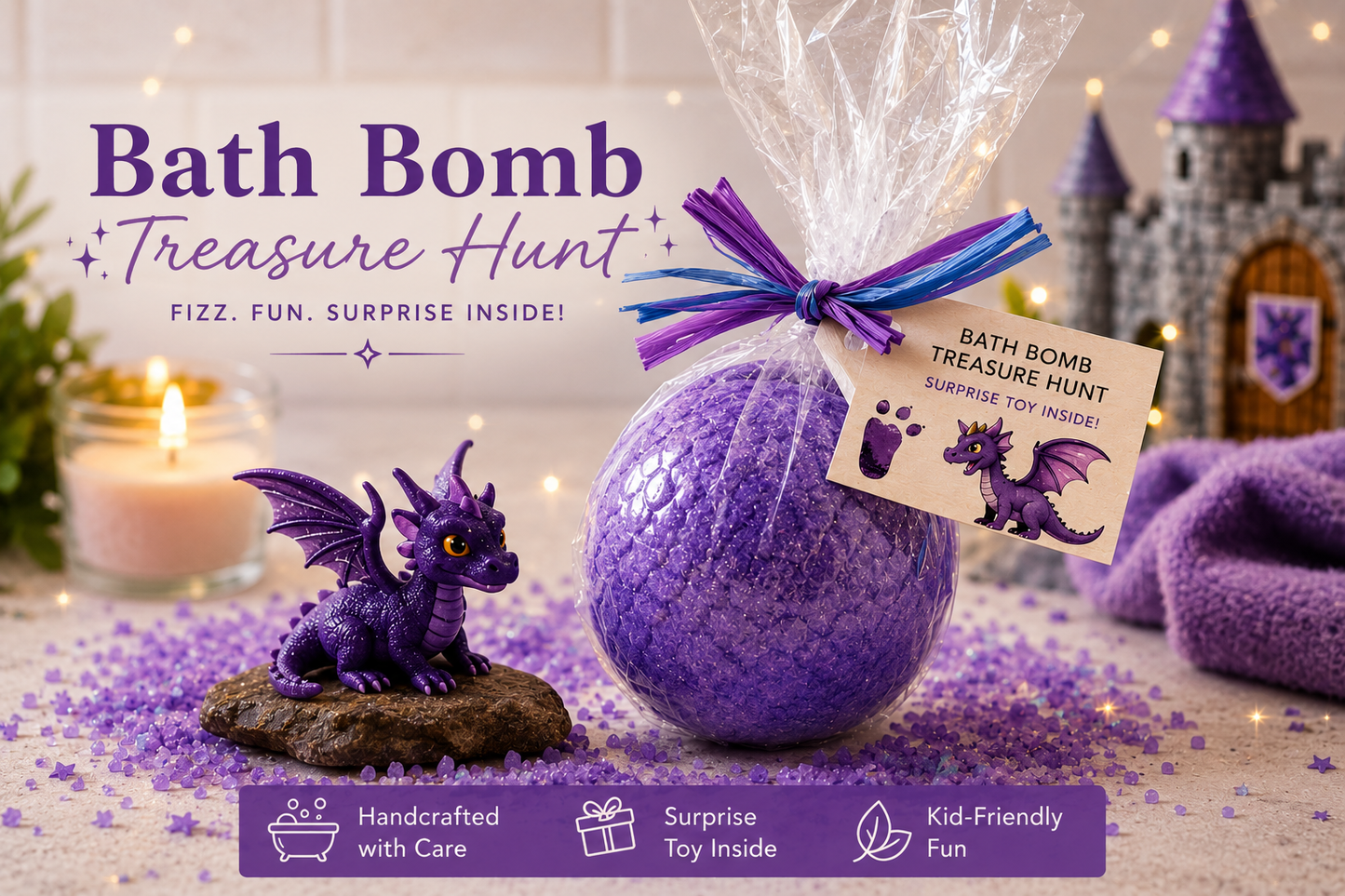 Treasure Bath Bombs | Penelope’s Soap & Such