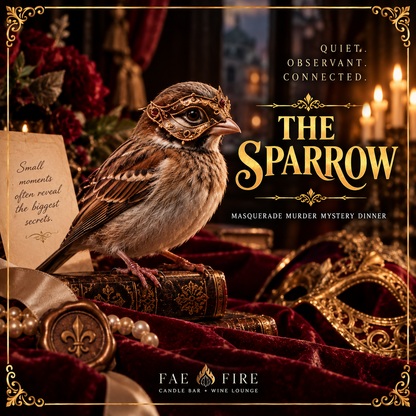 🎭 MASQUERADE MURDER MYSTERY DINNER | Fae Fire Shop
