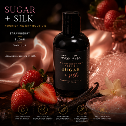 Sugar + Silk Dry Body Oil | Fast-Absorbing Luxury Body Moisture