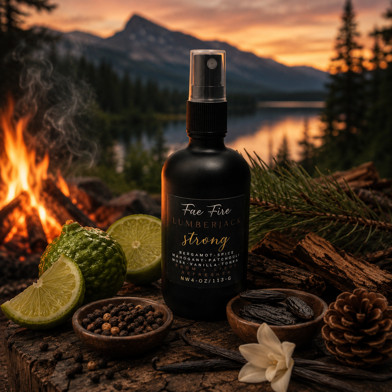 Room & Linen Refresher | 4-OZ Glass Spray Bottle