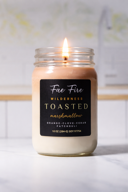 Toasted Marshmallow | Heritage Style 10 oz Soy Candles