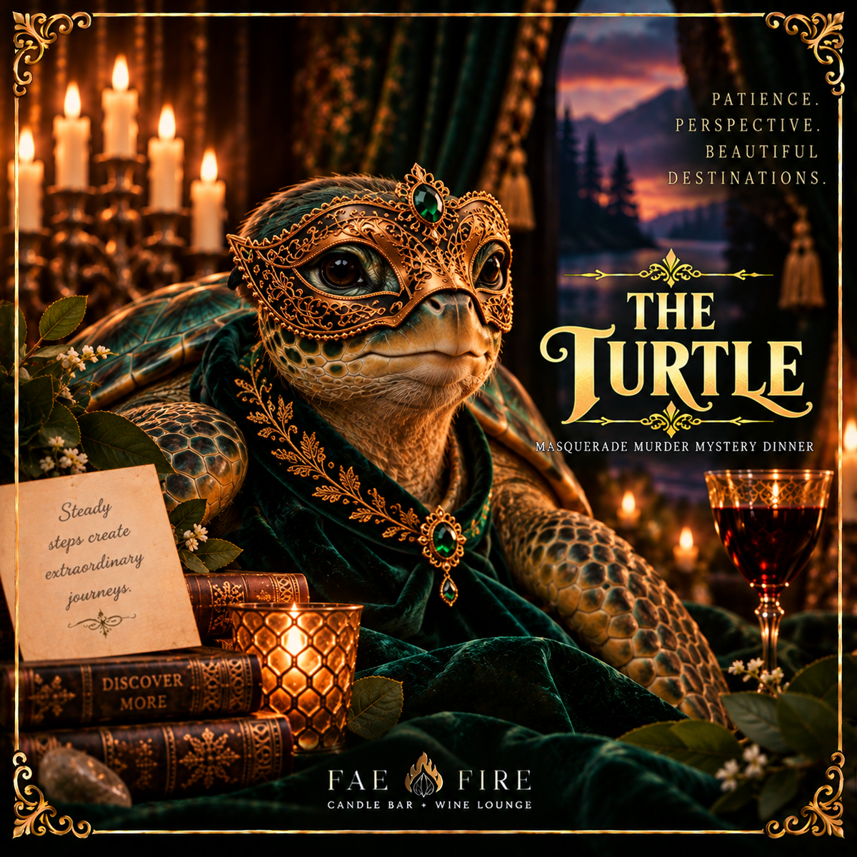 🎭 MASQUERADE MURDER MYSTERY DINNER | Fae Fire Shop