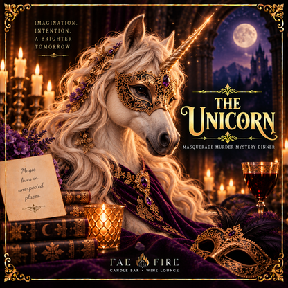 🎭 MASQUERADE MURDER MYSTERY DINNER | Fae Fire Shop